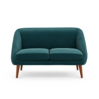 Диван 2-х местный SMON 2 мест. зеленый LA REDOUTE INTERIEURS  фото, kupilegko.ru